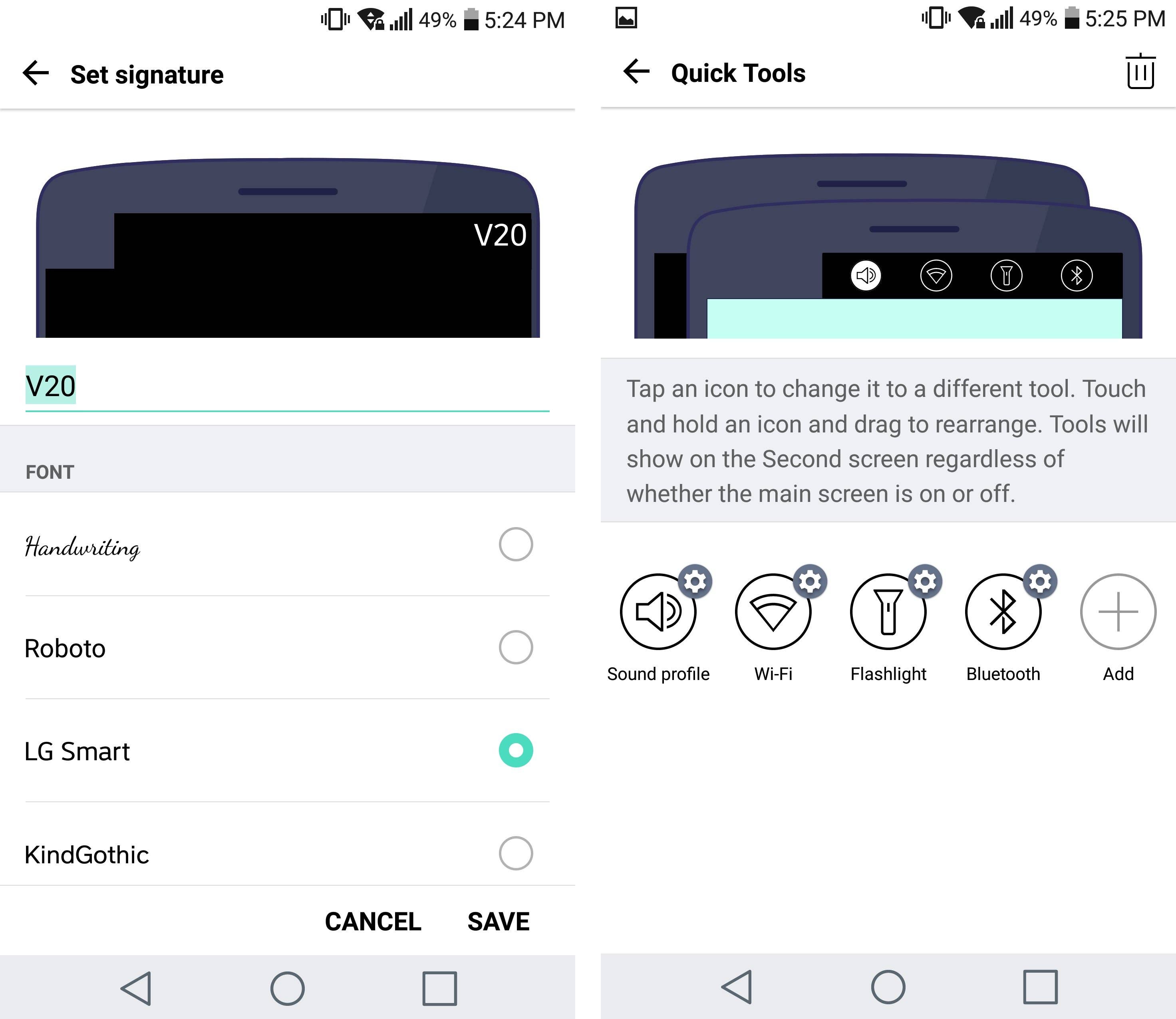 androidpit lg v20 second screen settingsd