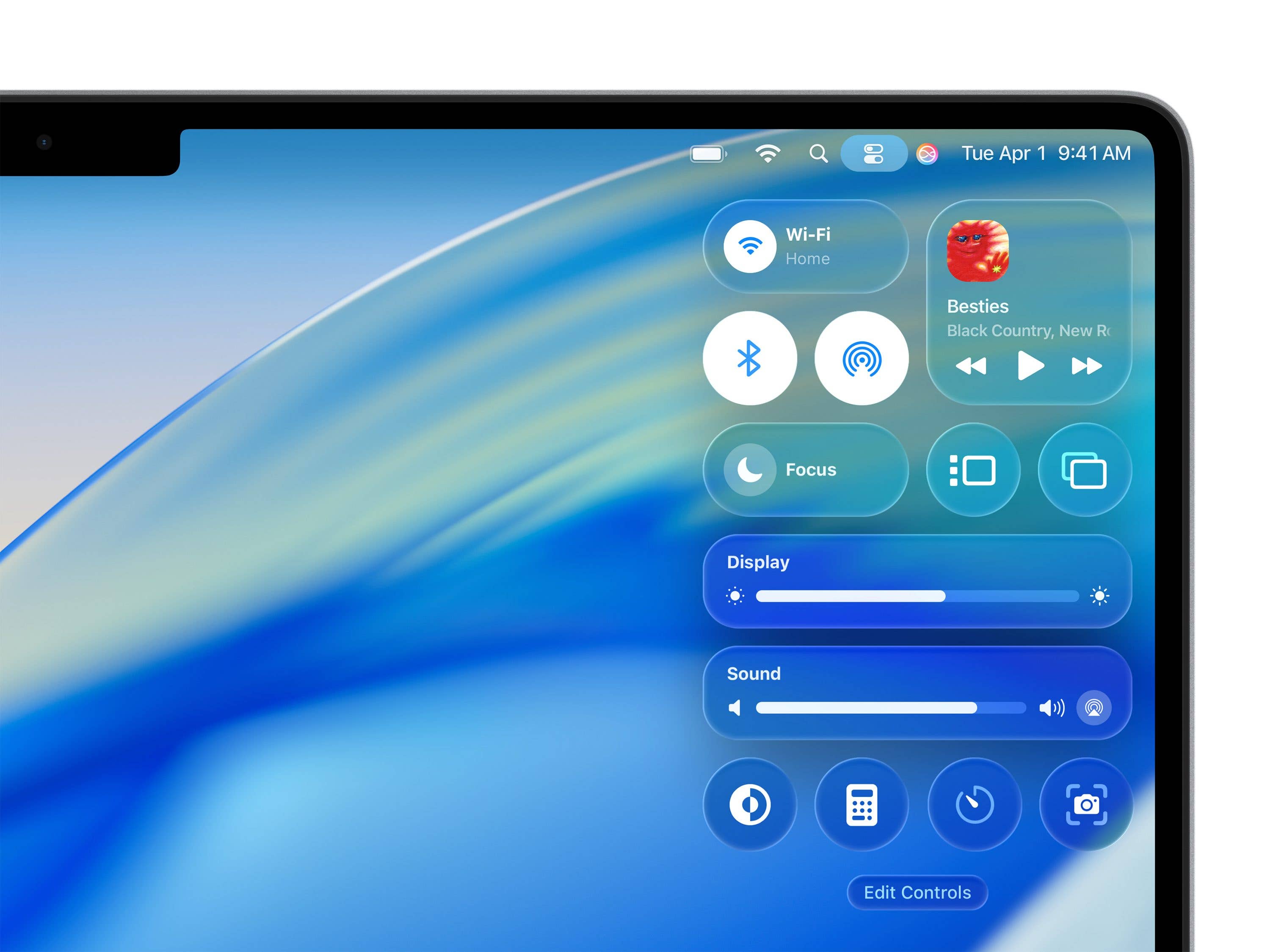 Das neue Kontrollzentrum in macOS Tahoe
