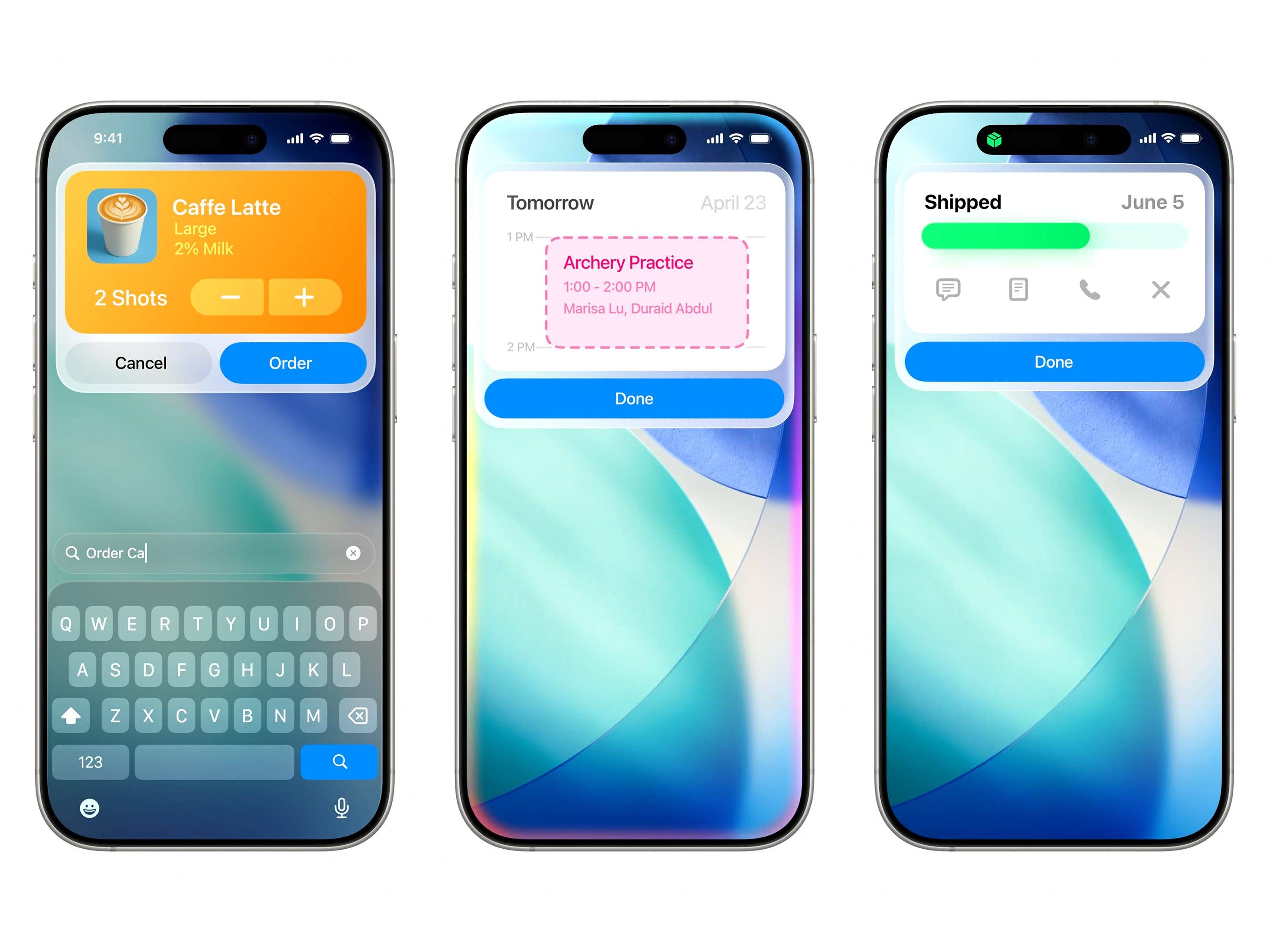 So können die neuen Snippets auf Apples iPhone aussehen