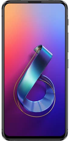 Asus ZenFone 6 (2019) Das Asus ZenFone 6 (2019) in der Frontalansicht