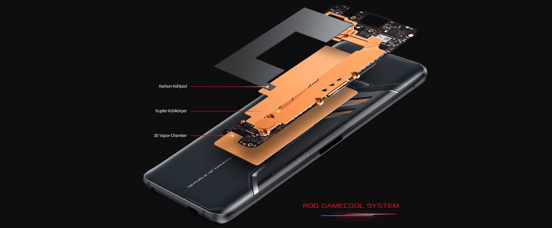 asus rog phone cooling system asus 91