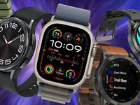 Mehrere Smartwatches von Apple, Garmin und Samsung montiert