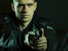 Mann, Pistole, Waffe