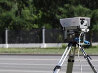 Radargerät auf einer Straße