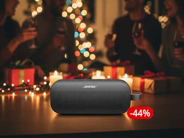 Bose SoundLink Flex 2 auf einer Weihnachtsparty