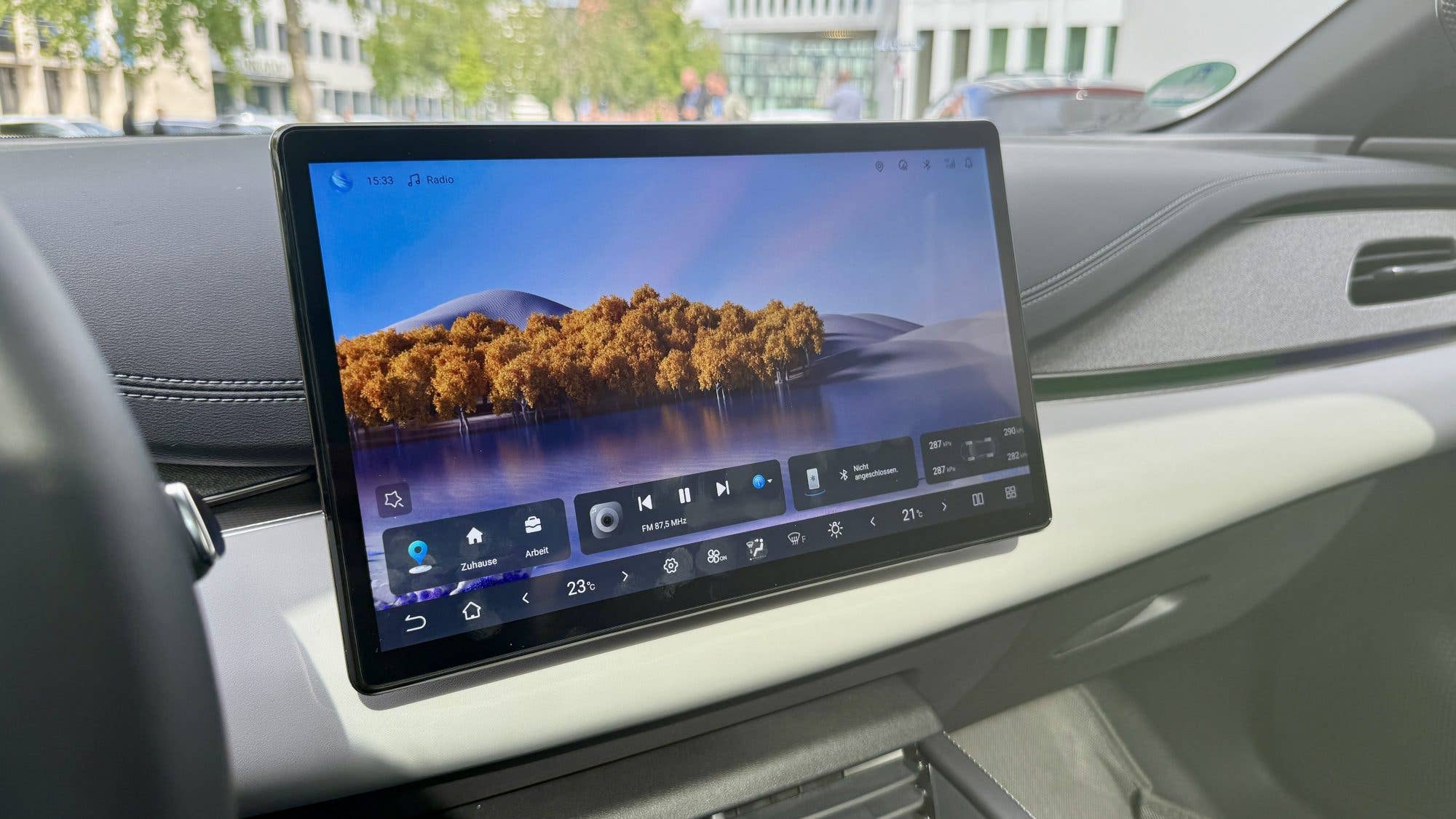 Center-Display im BYD Seal 6 DM-i Touring.