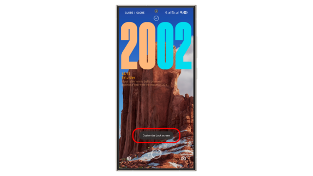 Tippen Sie auf "Sperrbildschirm anpassen", um die Anpassung des Sperrbildschirms zu starten. Xiaomi HyperOS 3 Sperrbildschirm und Wallpaper Anpassungen