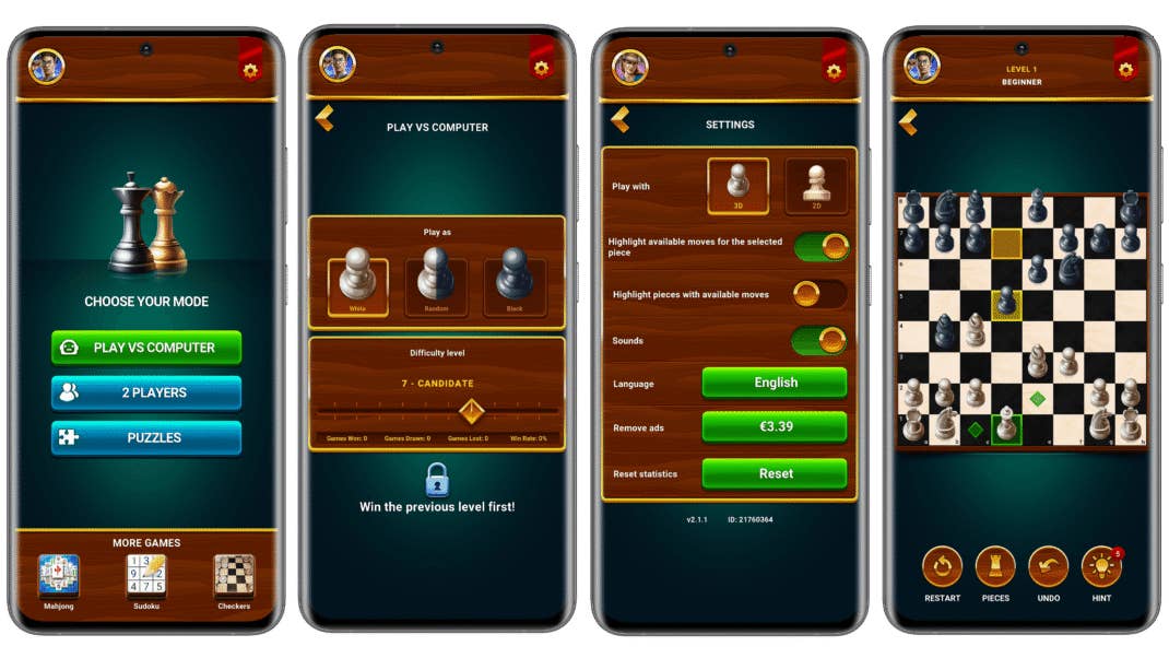 Screenshots Chess - Offline Board Game