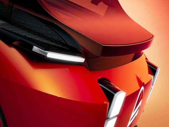 Front des Citroen ELO in der Seitenansicht.