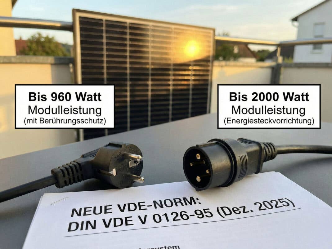 Die neue VDE-Norm ist erste Produktnorm für Balkonkraftwerke