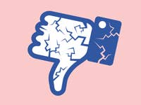 Facebook Daumen runter