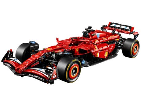 Klemmbaustein Lego Ferrari SF-24 F1 Rennauto Foto: Klemmbaustein Lego Ferrari SF-24 F1 Rennauto