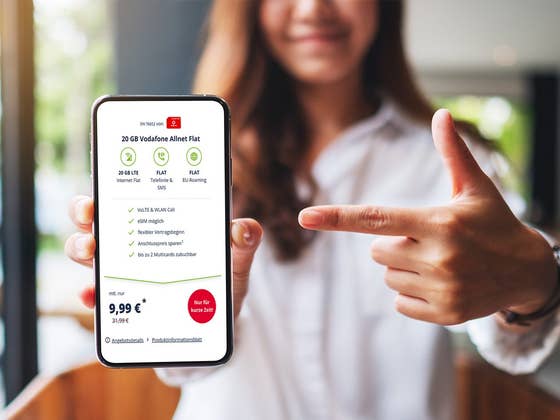 Freenet Tarif-Hammer: 20 GB im Vodafone-Netz nur 9,99 €!
