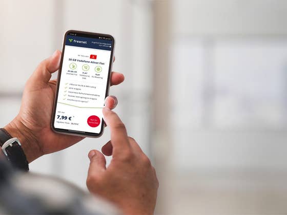 Flexibel und günstig: 20 GB Tarif für nur 7,99 € monatlich