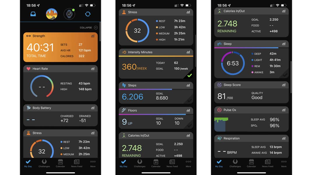 Garmin Instinct 2 Screenshots