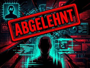 Über einer Silhouette einer Person steht 