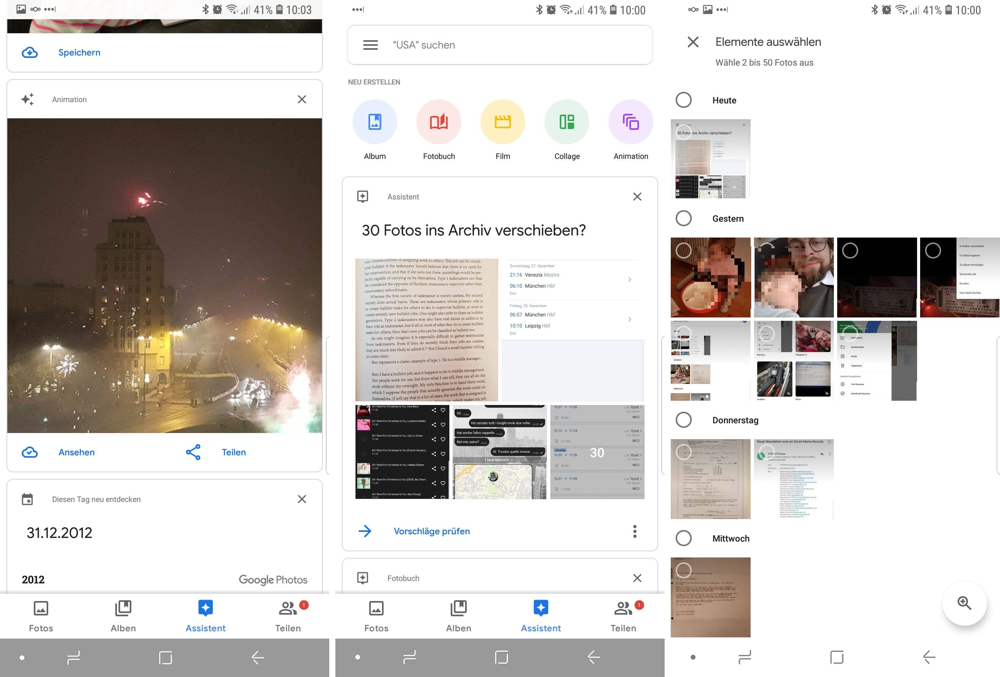 googe fotos assistent de jan 2019