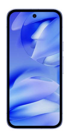 Google Pixel 9a in schwarz von vorne