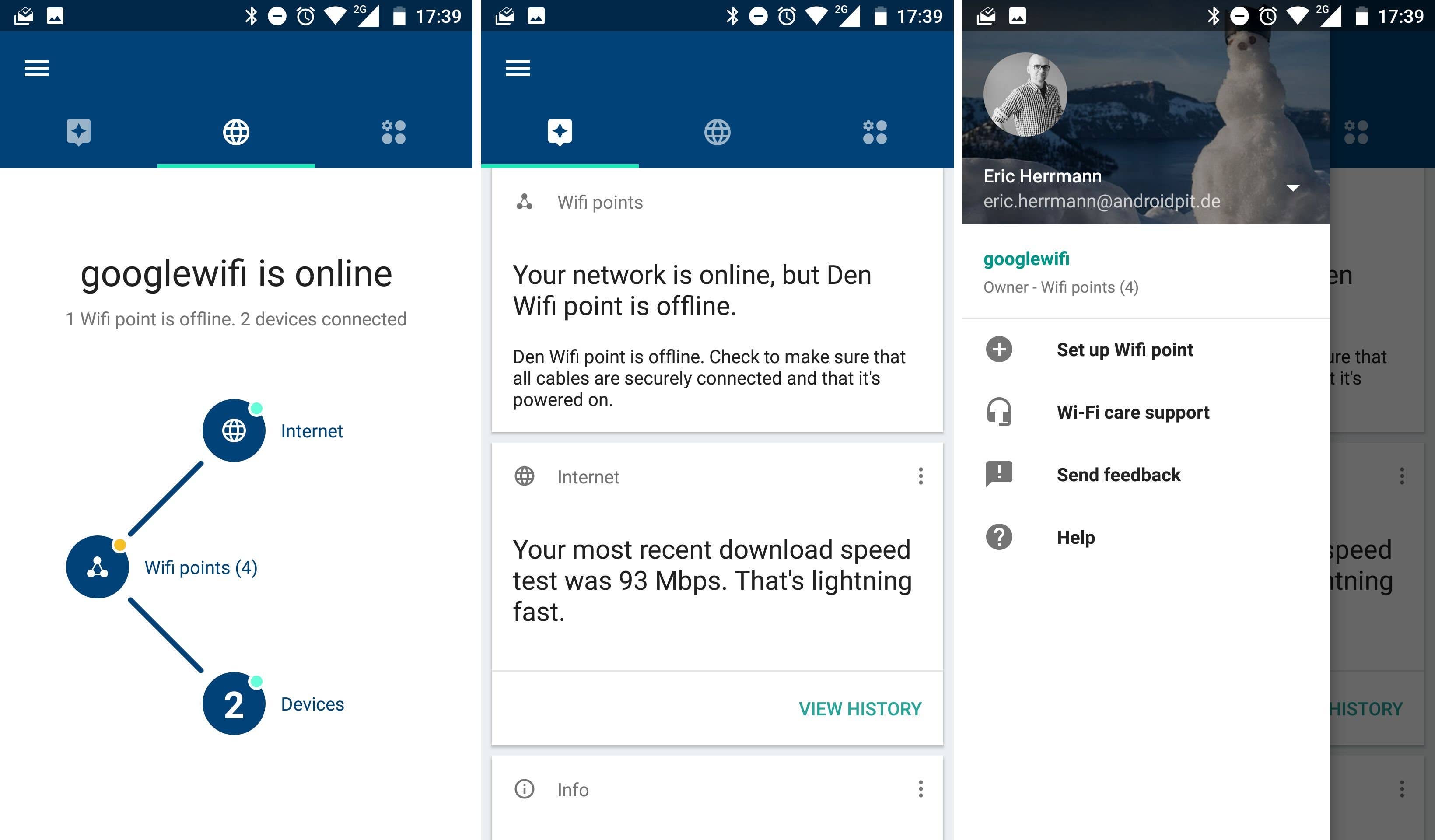 google wifi app setup
