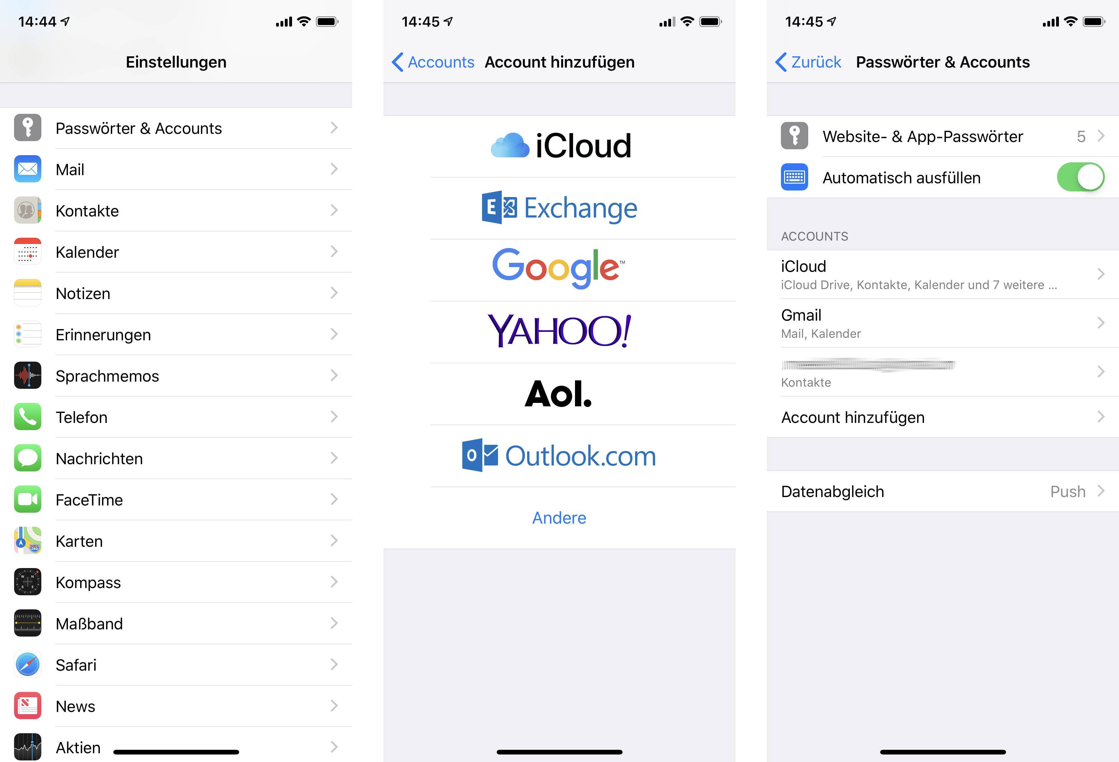 google kontakte auf iphone synchronisieren anleitung ap 01