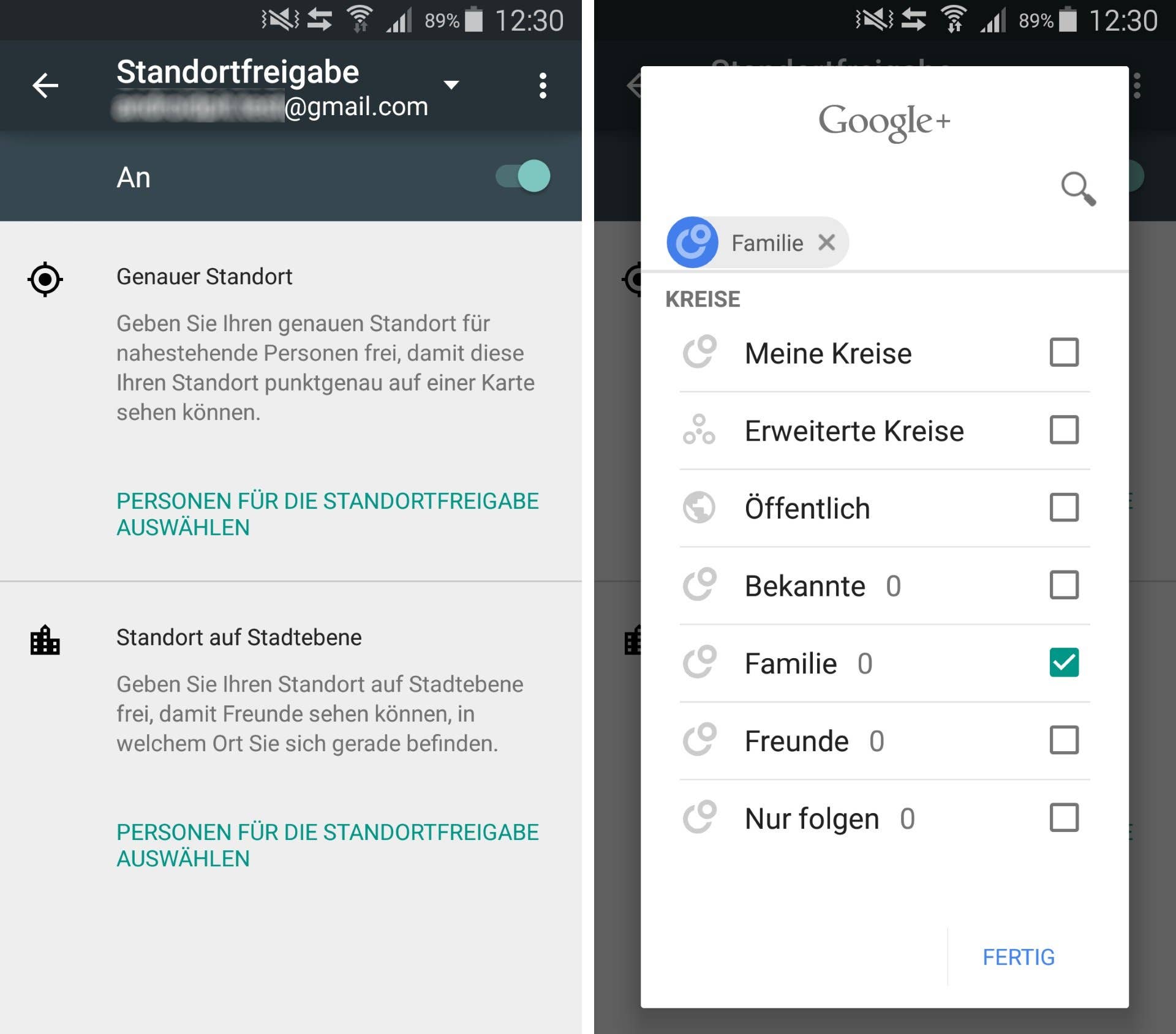 google plus standortfreigabe 2