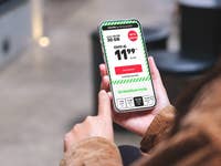 Angebot von handyvertrag.de auf einem Smartphone