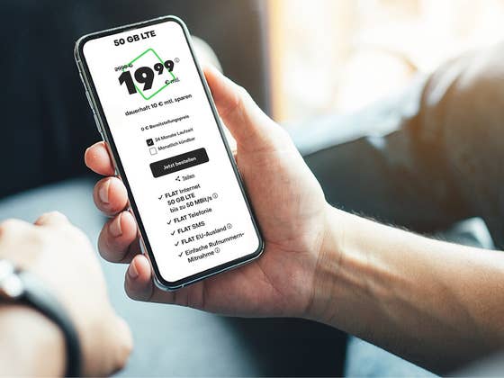 handyvertrag.de Sparoffensive: 50 GB Datenvolumen für 19,99 € und mehr!
