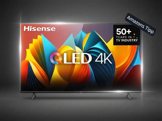 4K-Fernseher zum Sparpreis? Amazon verkauft Hisense E7NQ mit 65 Zoll so günstig wie nie