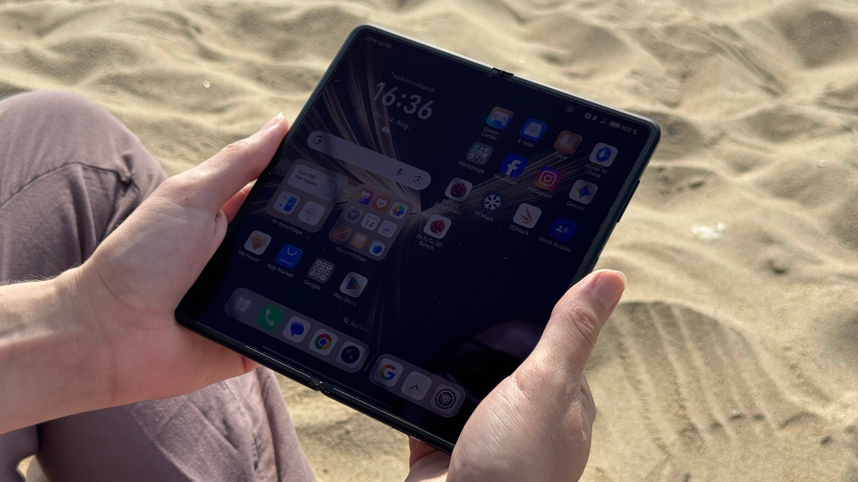 Das Honor Magic V5 am Stand