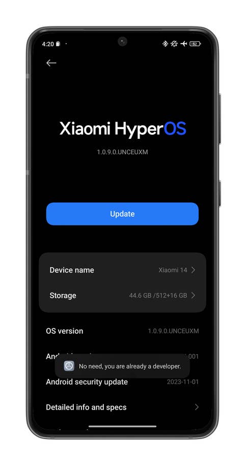 Screenshot: Bluetooth-Codec unter Android ändern
