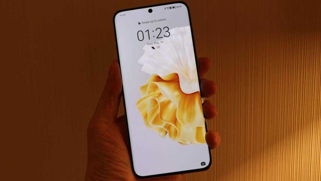 Das Display des Huawei P60 Pro ist über jeden Zweifel erhaben. Hauwei P60 Pro im Test