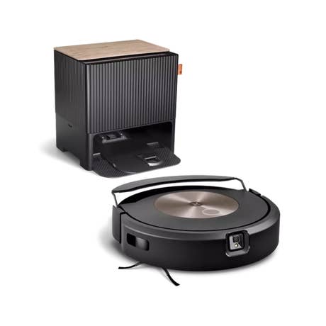 iRobot_Roomba Combo j9+_seitlich vorn_schwarz iRobot_Roomba Combo j9+_seitlich vorn_schwarz