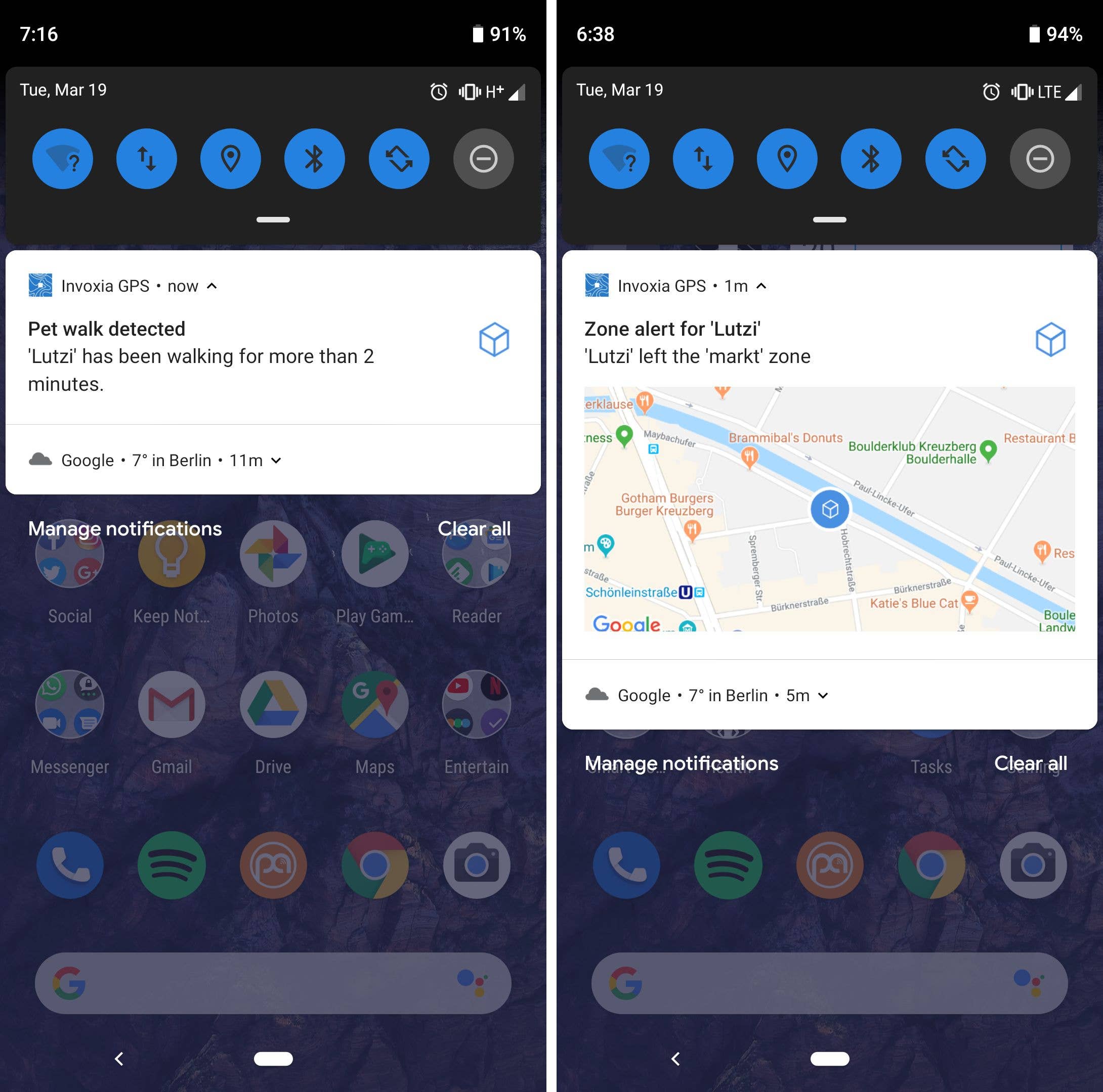 invoxia gps pet tracker notification Apit 01