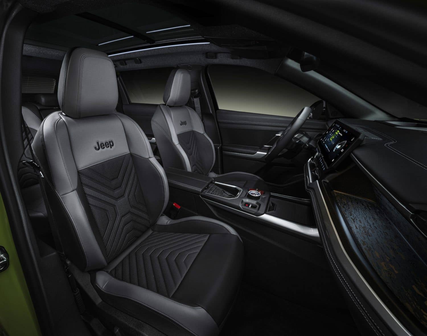 Innenraum des Jeep Compass (2025).