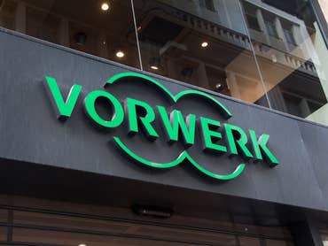 Vorwerk-Logo an einem Store