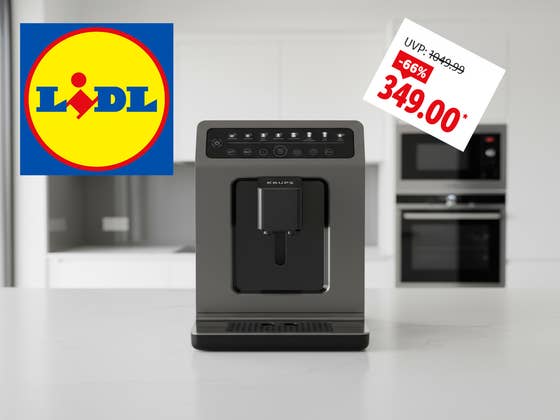 Lidl verkauft ab nächster Woche einen Kaffeevollautomaten mit 66 % Rabatt
