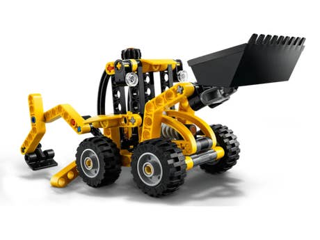 lego-42197-baggerlader-3 Baggerlader schräg von hinten