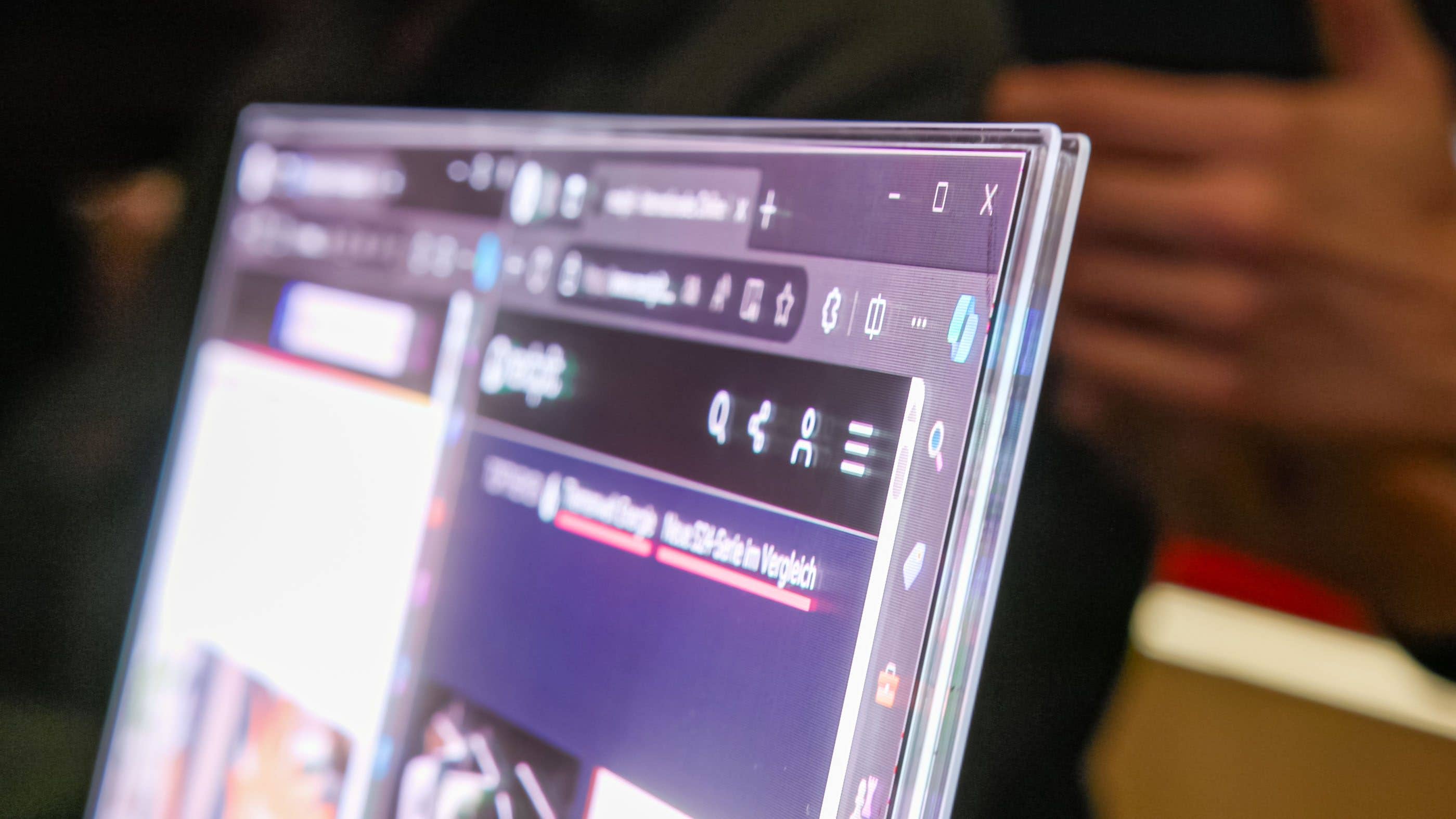 Lenovo Transparent Screen Notebook