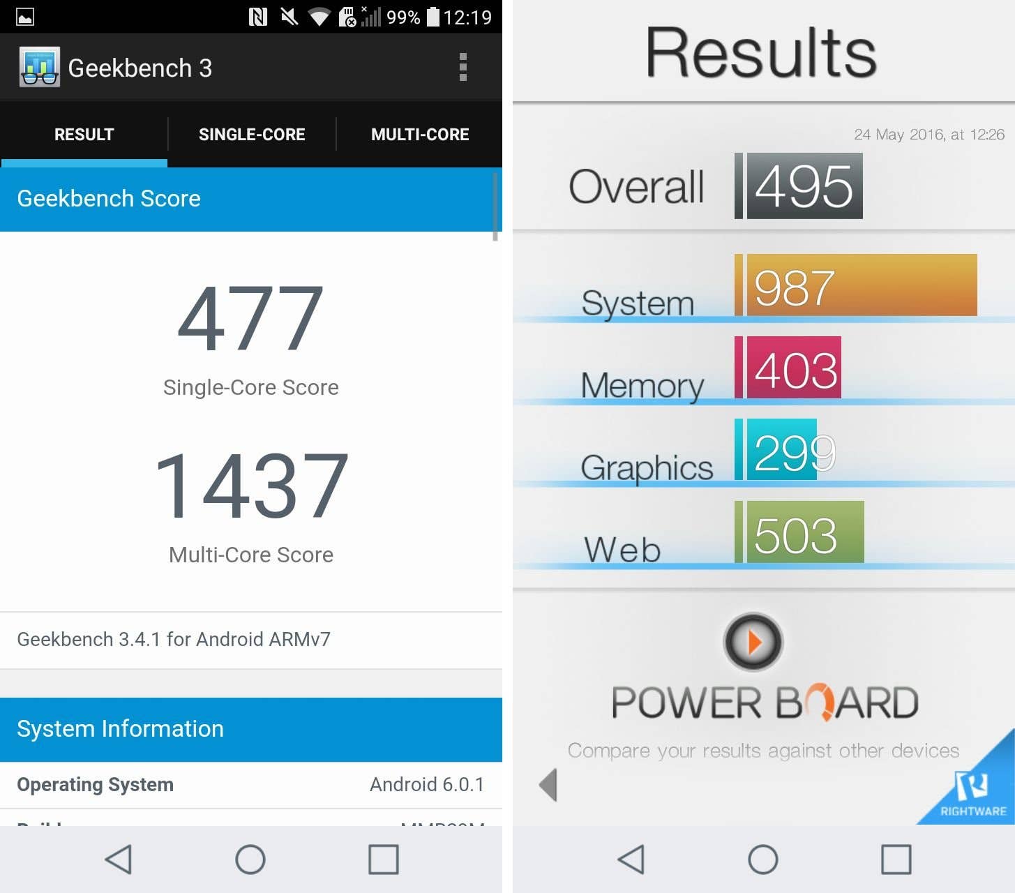 lg x screen benchmarks