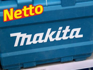 Makita-Werkzeugkoffer mit Netto-Logo