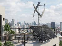 Mini-Windrad an der Spitze: Kann es das Balkonkraftwerk wirklich schlagen?