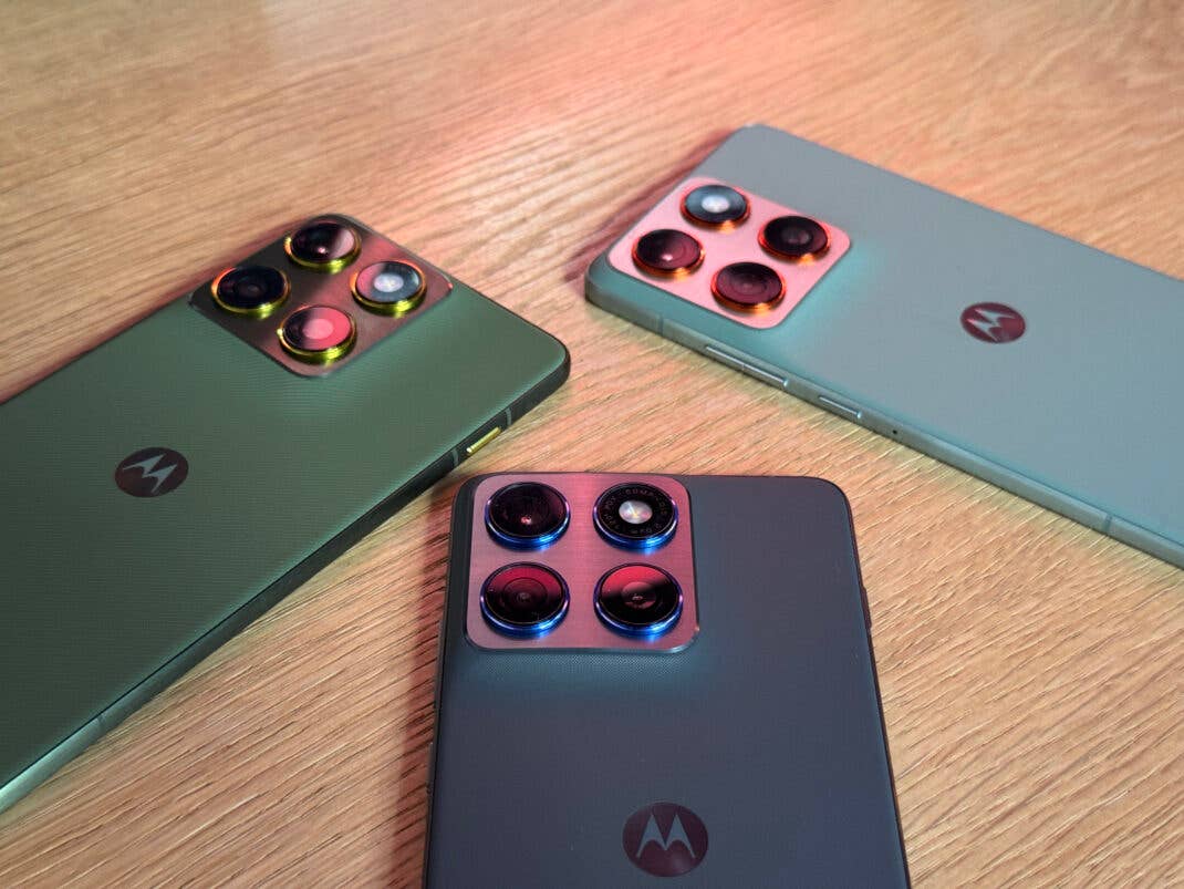 Motorola Edge 70 in allen Farben