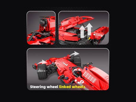 Klemmbaustein Mould King Formula 1 (18024A) Foto: Klemmbaustein Mould King Formula 1 (18024A)