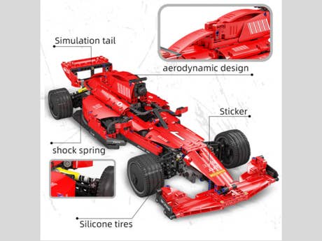 Klemmbaustein Mould King Formula 1 (18024A) Foto: Klemmbaustein Mould King Formula 1 (18024A)