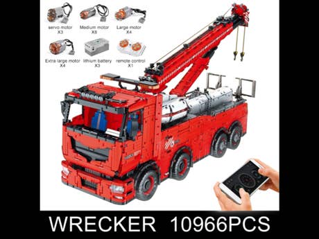 Foto: Klemmbaustein Mould King RC Abschleppwagen (19008)