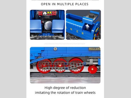 Foto: Klemmbaustein Mould King RC Klasse A4 Pazifische Stockente (12006)