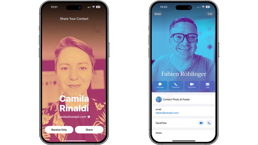 Apple NameDrop Apple NameDrop