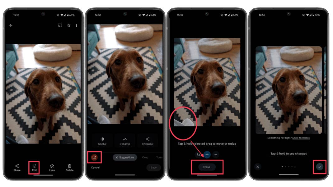 Screenshots zum Magic Editor