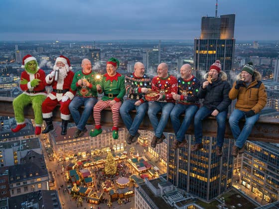 Weihnachtsfeier in 200 Metern Höhe: 11 geniale Ideen für festliche Bilder