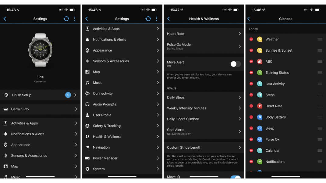 Garmin Epix 2 Settings